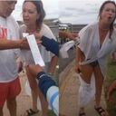 Mujer insulta a policías en Cartagena luego de que le interpusieran un comparendo por conducir en estado de embriaguez.