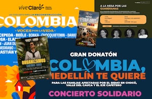 Eventos e iniciativas para recaudar fondos para los damnificados del terremoto en Colombia