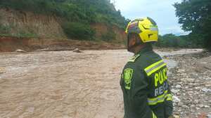 Integrantes de Polnasar realizaron el rescate de los menores de edad.