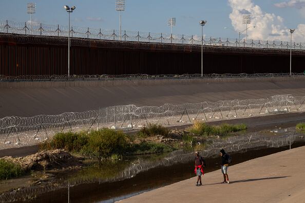 Frontera entre Estados Unidos y México.