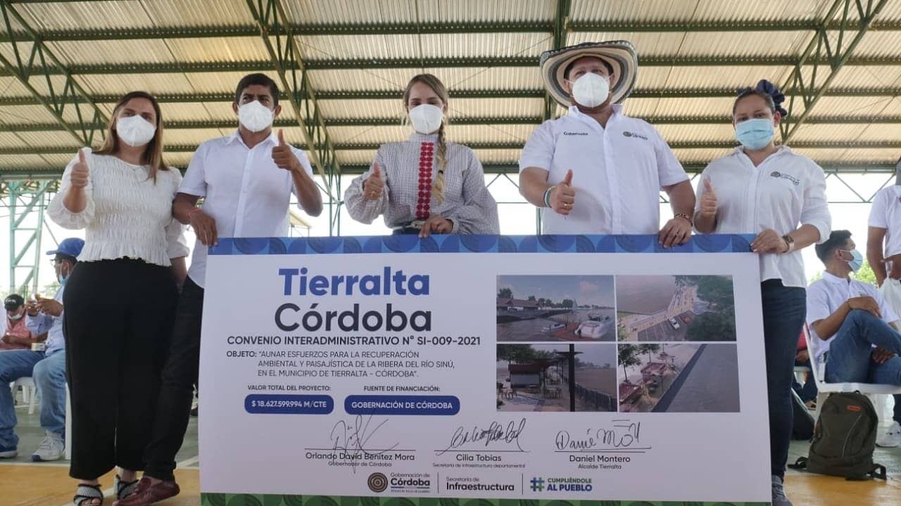 El parque lineal de Tierralta constará de 820 metros de muro de contención y revegetación de laderas, cinco plazoletas, 1 kilómetro de ciclorruta, tres módulos de ventas, zonas de juegos, de recreación y 1.6 kilómetros de senderos, que incluyen un embarcadero.