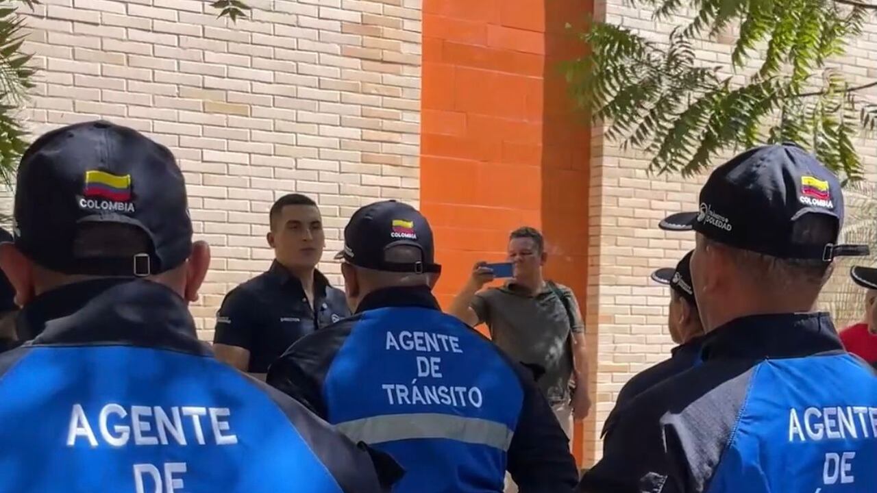 Arrollan a un agente de tránsito de Soledad, Atlántico.