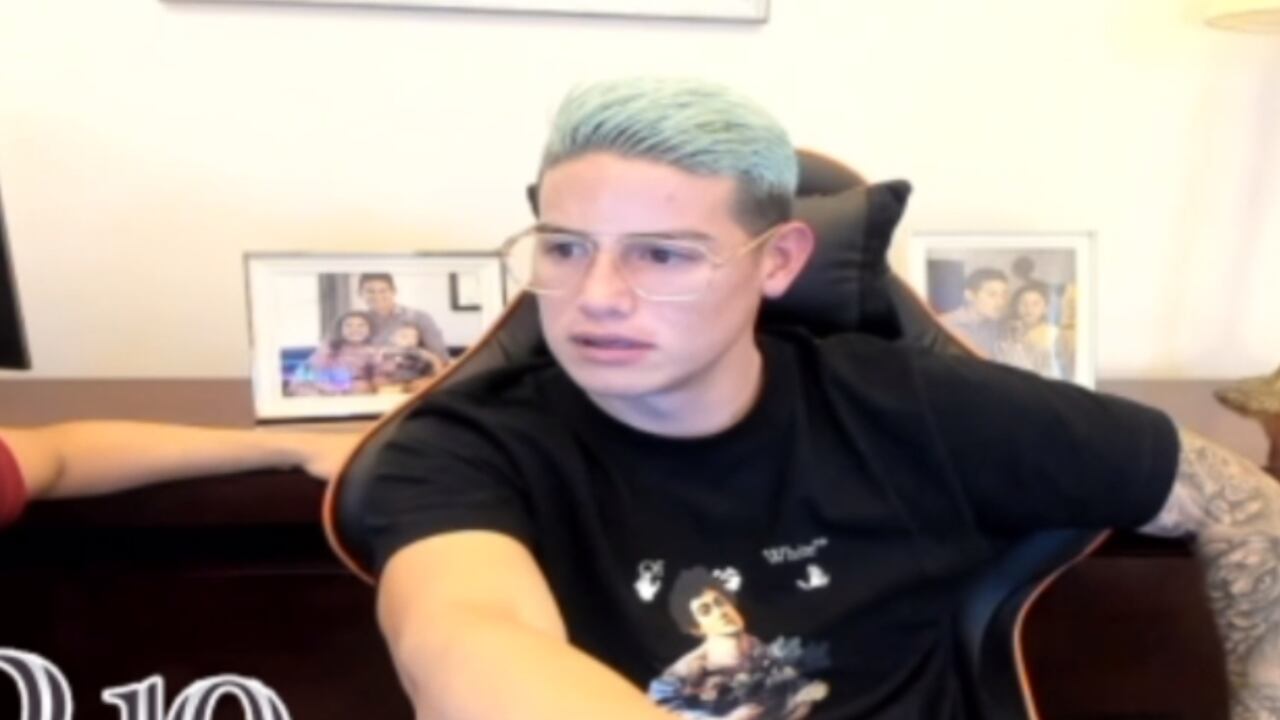 James apenas pudo estar en vivo unos minutos y se quejó por el mal internet que hay en Catar