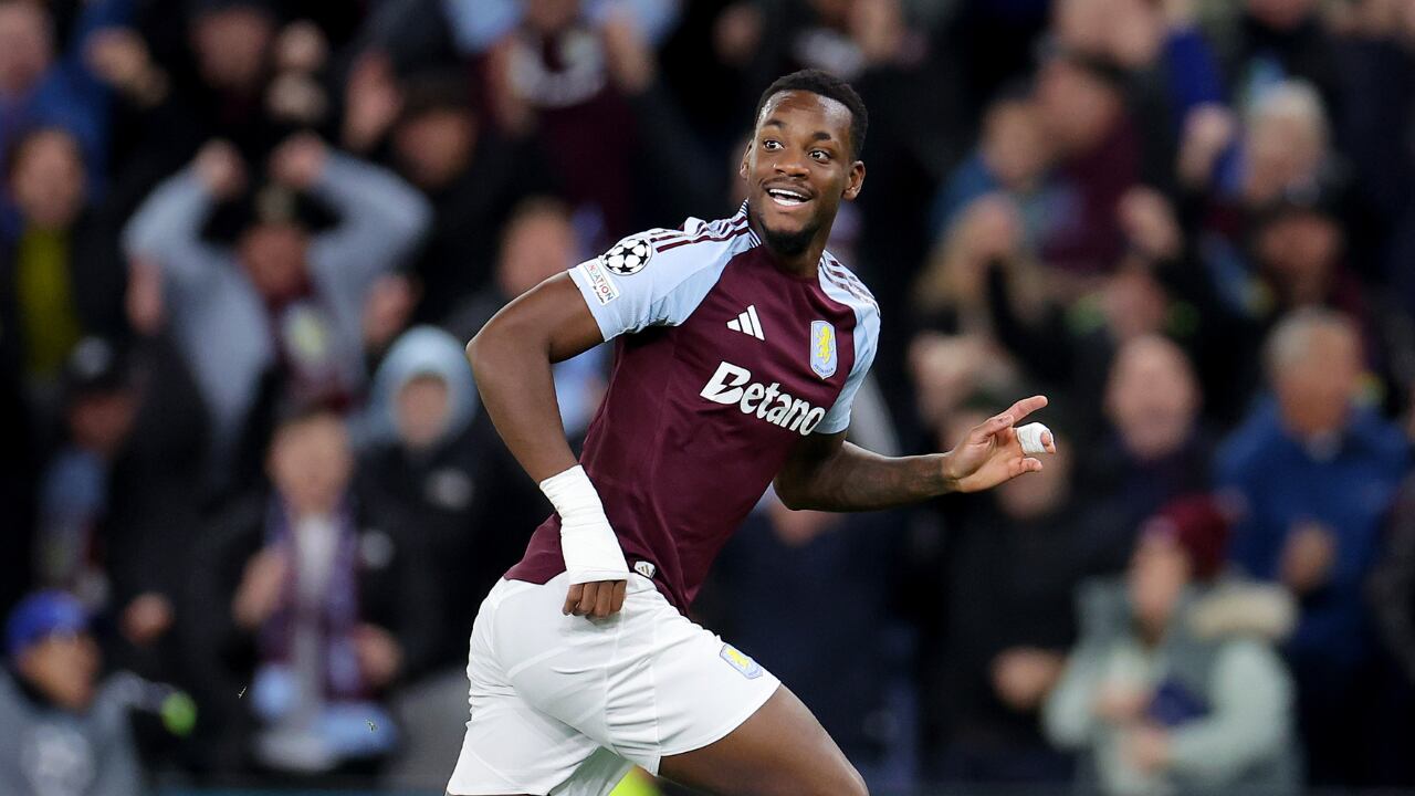 Jhon Durán marcó gol con Aston Villa en Champions League