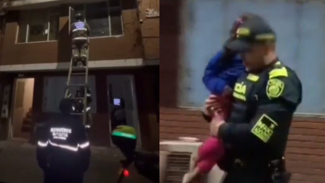 La Policía Nacional rescató a una menor de seis años que se encontraba sola en un apartamento.