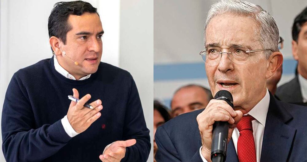 Edward Rodríguez y Álvaro Uribe