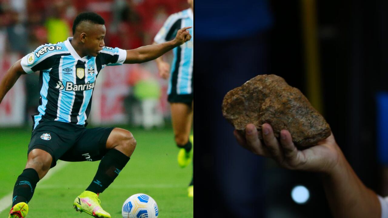 El colombiano sufrió heridas leves ante el ataque en el fútbol brasileño.