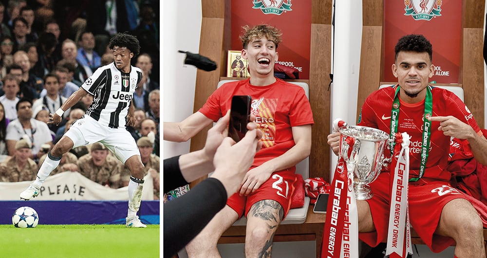    En menos de un mes en el Liverpool, Díaz ya consiguió su primer título en Inglaterra, la Copa de la Liga. Juan G. Cuadrado ha sido el único colombiano en jugar una final de Champions.