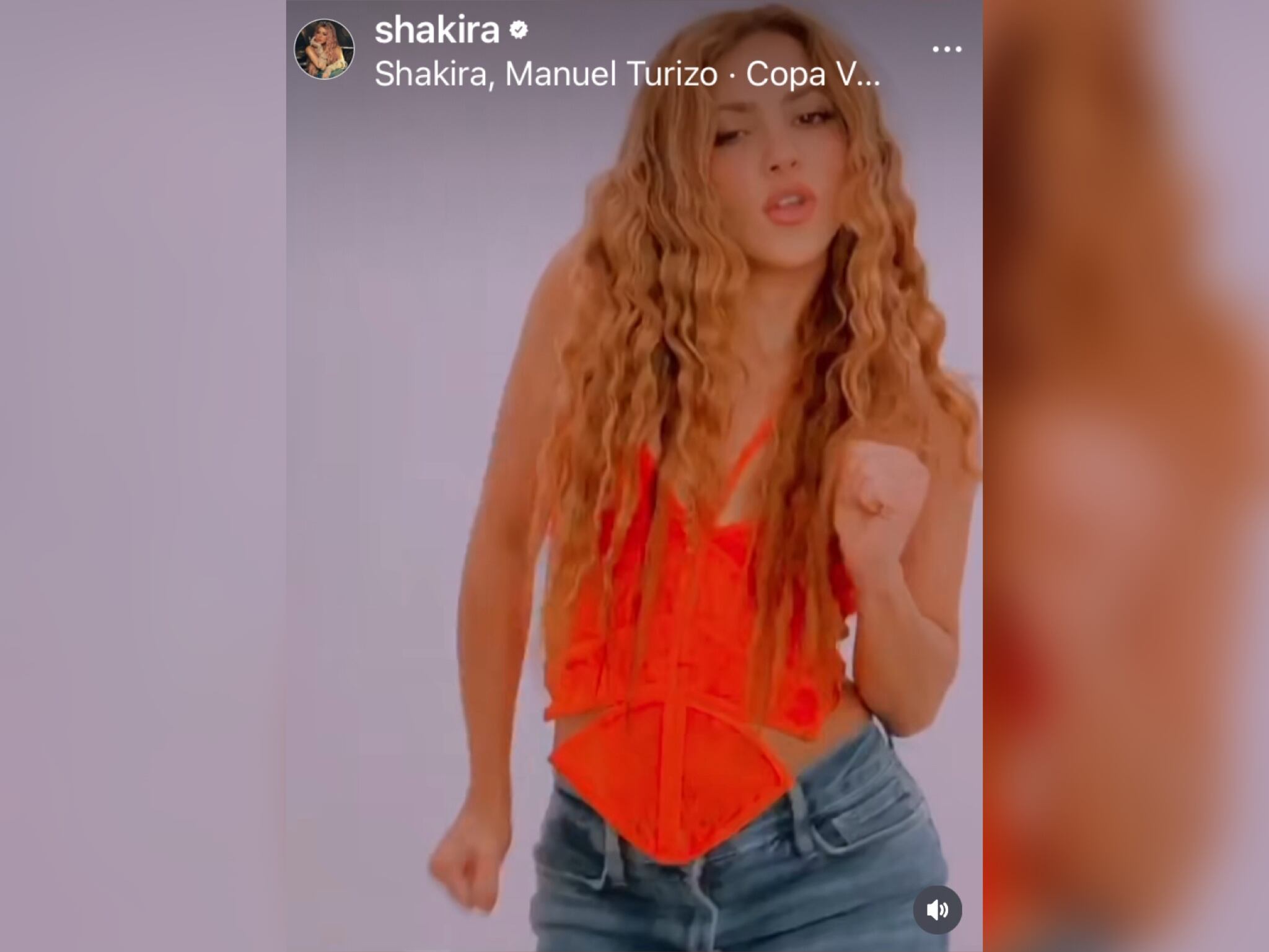 Foto. Instagram @shakira.