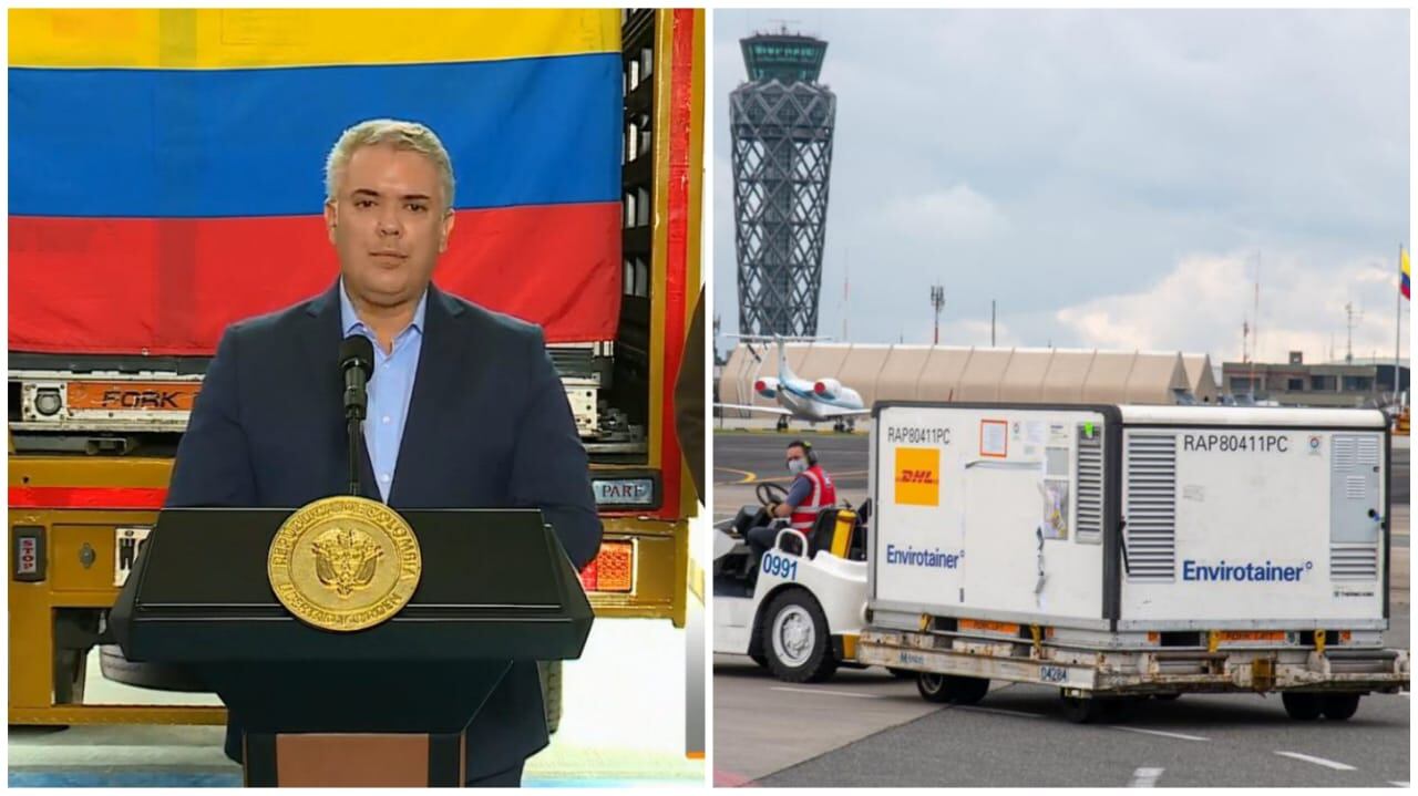 Vacunas Sinovac en Colombia. Presidencia de la República.