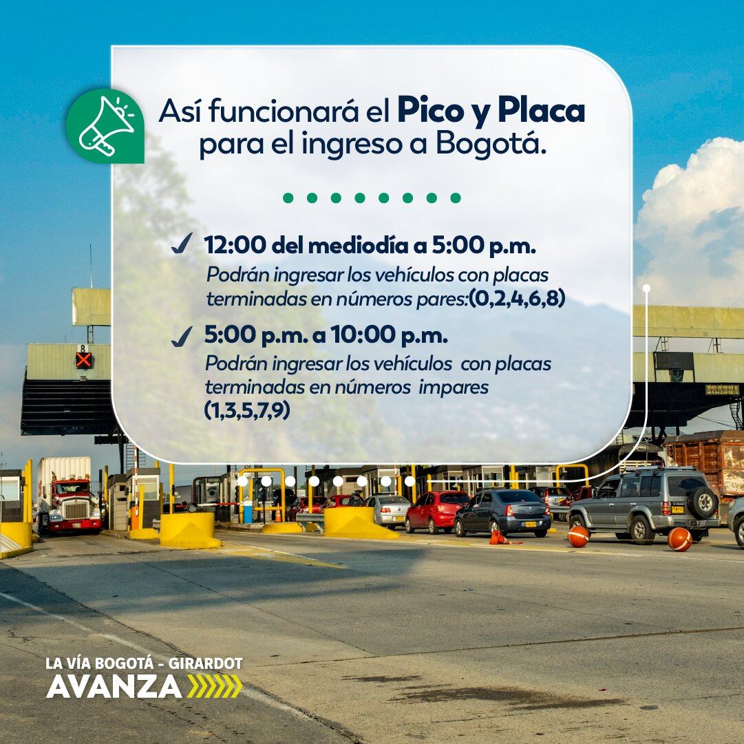 Ingreso a Bogotá 16 de octubre