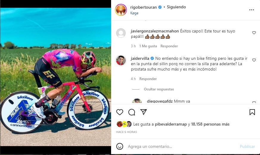 Este fue el comentario de Jaider Villa