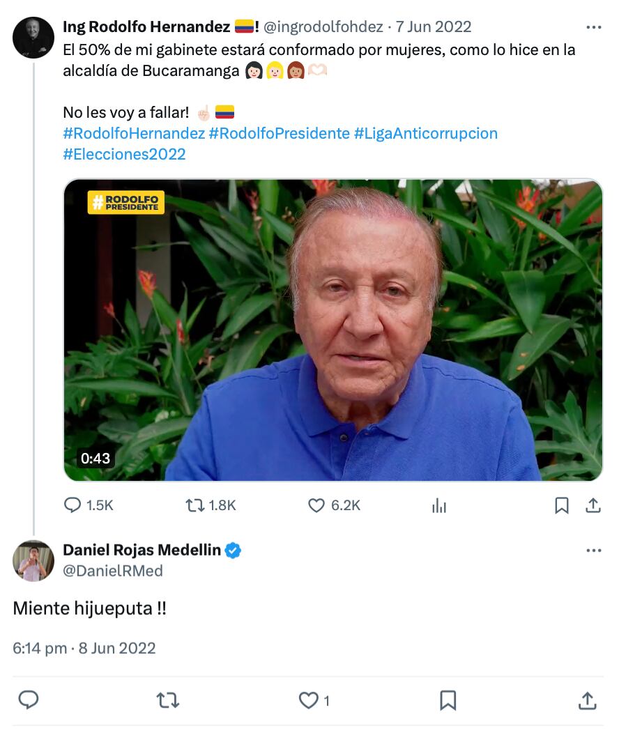 Trino de Daniel Rojas.