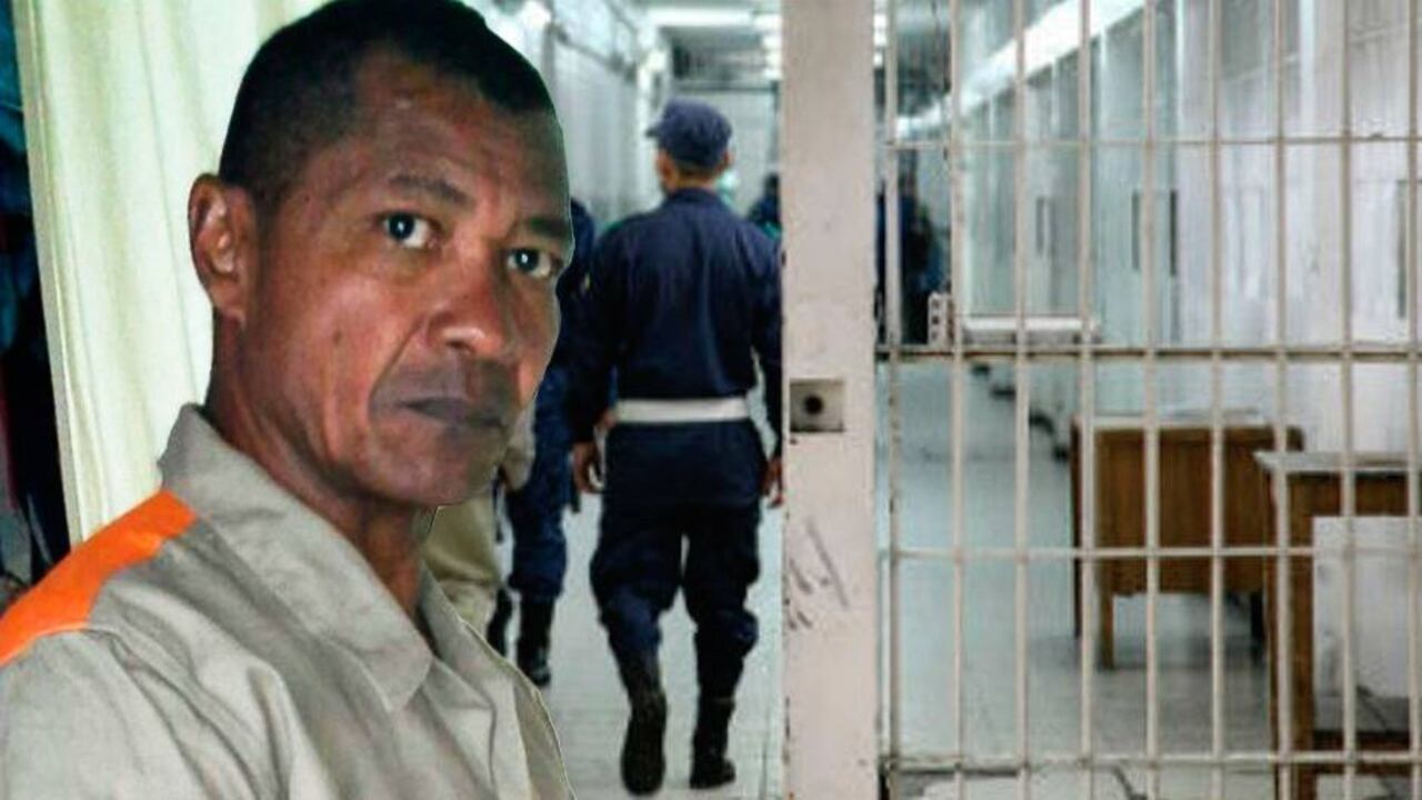 Eugenio Lobo, preso en la cárcel de Ibagué.