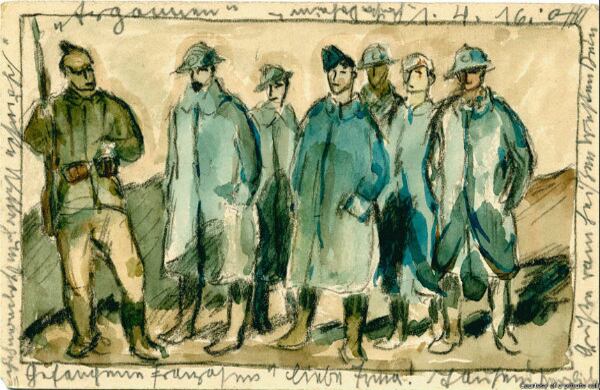 La exhibición en Washington también muestra otros ejemplos de arte hecho por militares y civiles en la guerra y su objetivo es "humanizar" el conflicto, mostrar cómo los individuos soportaron e interpretaron esa guerra que duró entre 1914 y 1918. Las curadoras aseguran que unos 7.000 millones de postales se intercambiaron durante esos cuatro años, ya fuera con pinturas, con textos o con otras formas de expresión. "En la manera de hablar de hoy, llamaríamos a las postales el "Twitter" de la época", escriben Deshmukh y Günther en uno de los ensayos que acompañan la exhibición.