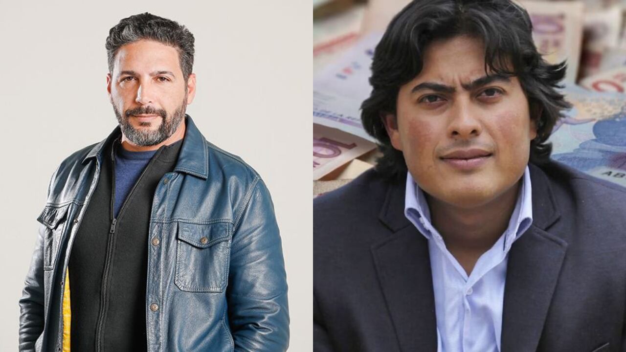 Agmeth Scaf y Nicolás Petro