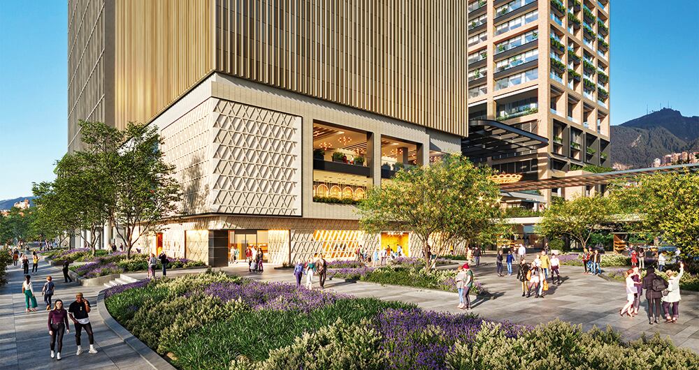 Se construirán cuatro torres, dos de oficinas y dos de vivienda, de hasta 24 pisos. 