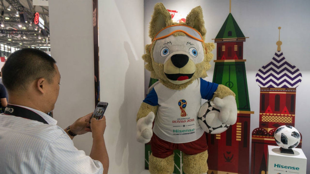 Zabivaka fue diseñado por una estudiante rusa.