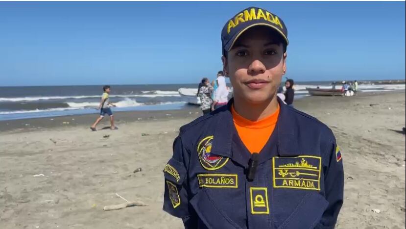 Teniente de navío Katherine Bolaños.