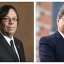 El representante César Lorduy y el magistrado Alejandro Linares.