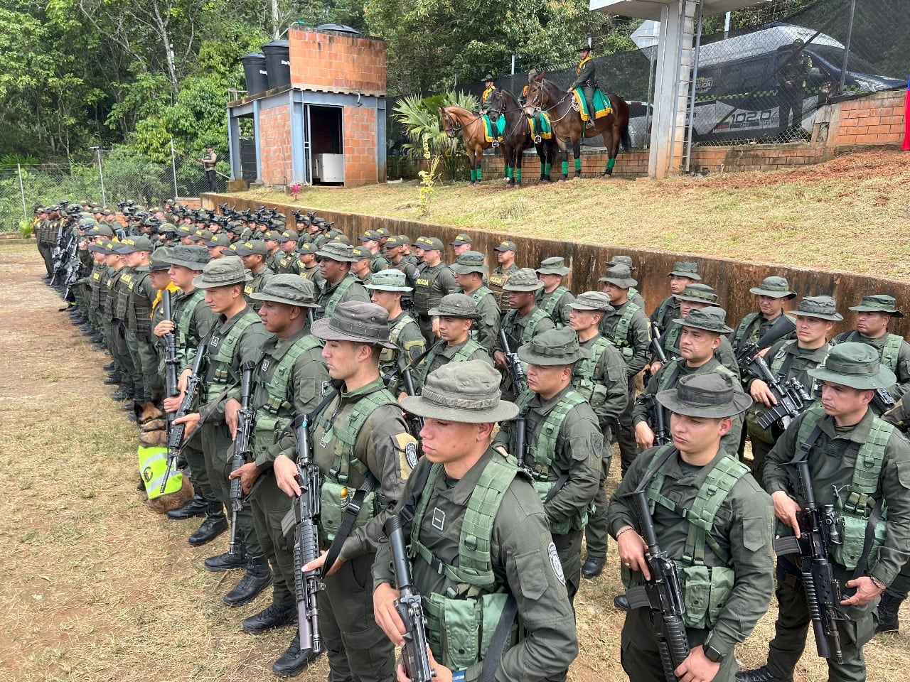 100 uniformados de la Policía de Carabineros llegan al Valle del Cauca a reforzar la seguridad para la COP16.