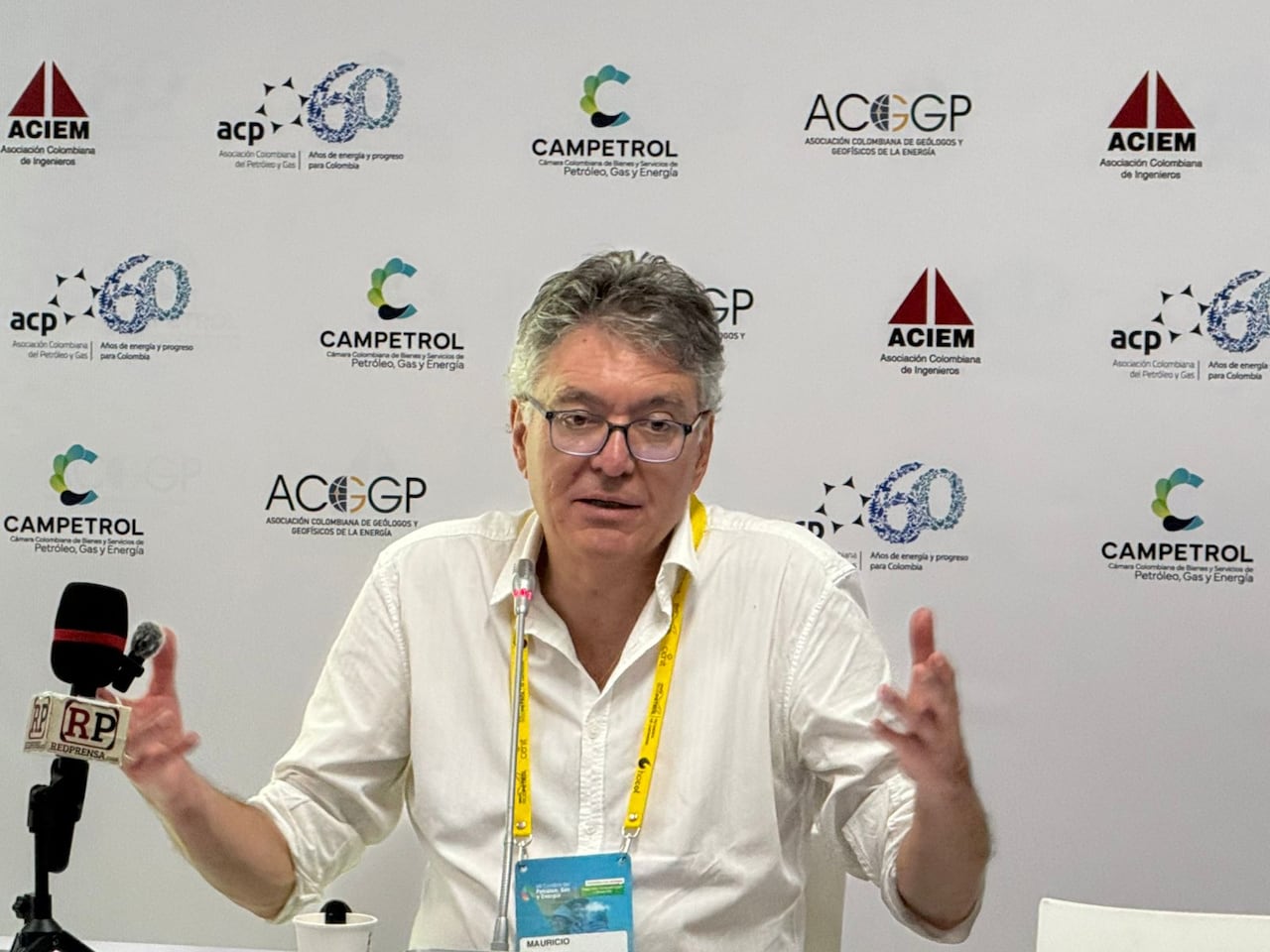 El candidato fue enfático en las necesidades del sector energético y en la retoma de las relaciones con Estados Unidos.