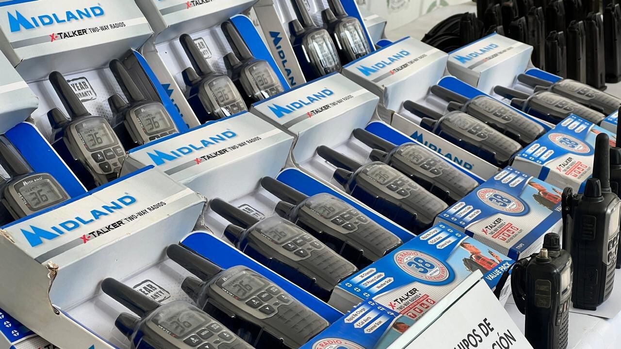 Armas y munición incautada al Clan del Golfo en Antioquia