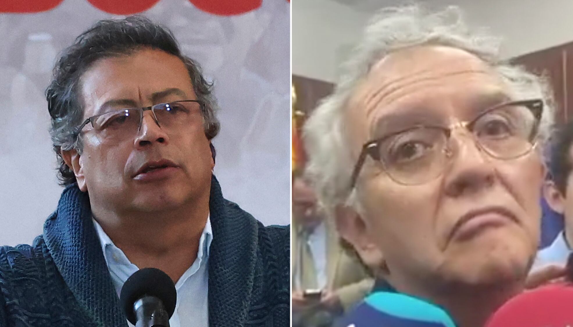 Presidente Gustavo Petro y Jorge Lemus
