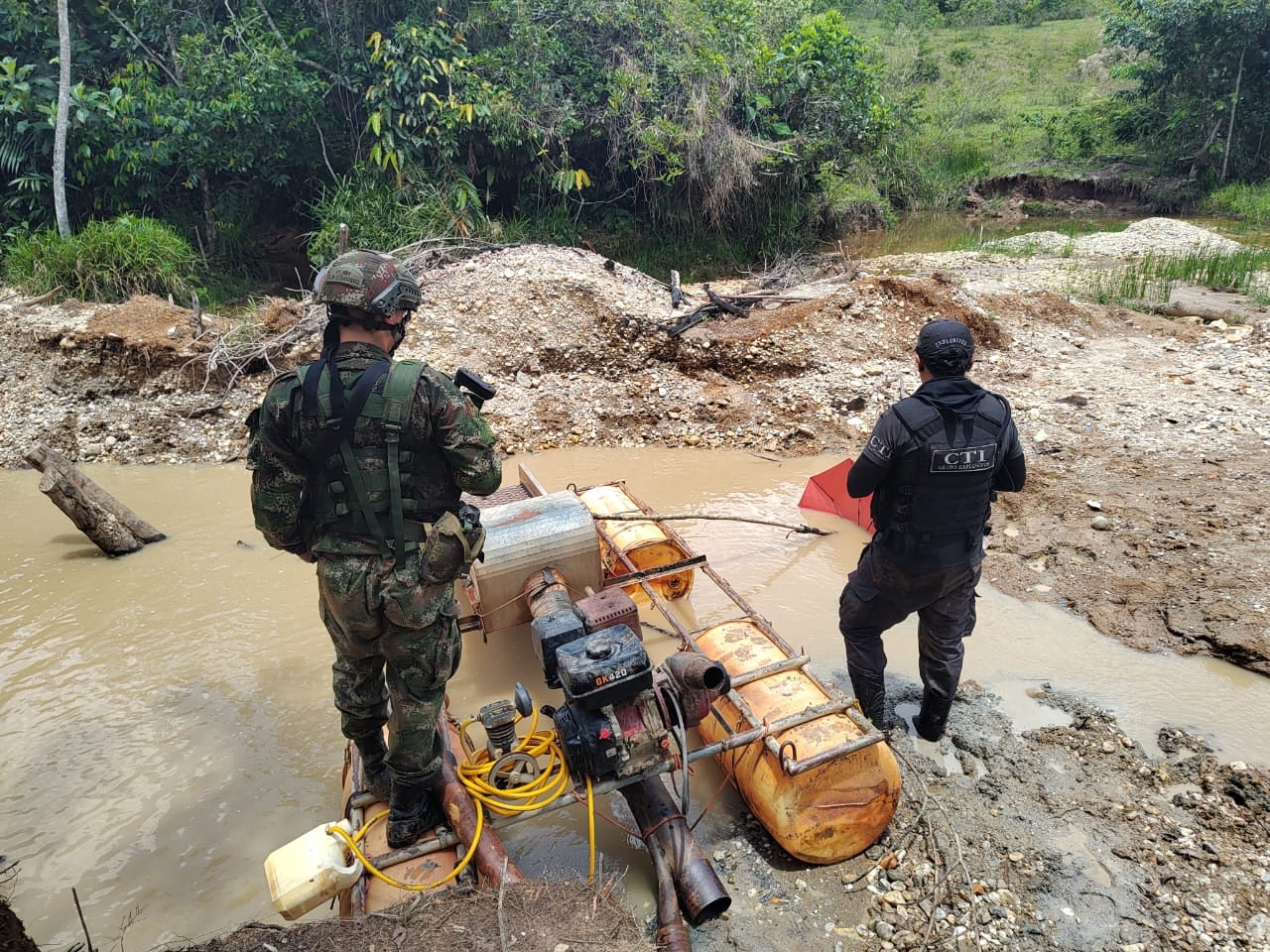 Esta operación se ejecutó en tres puntos diferentes de las veredas Buenavista en Samaná, Jagual en Norcasia y el corregimiento de Isaza en Victoria