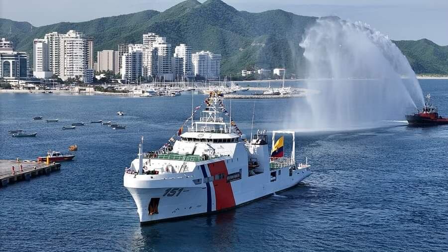 Luego de atravesar lugares cómo Perú, Ecuador, Chile y la Antártida, el buque volvió a Colombia y estará esta semana en Santa Marta.