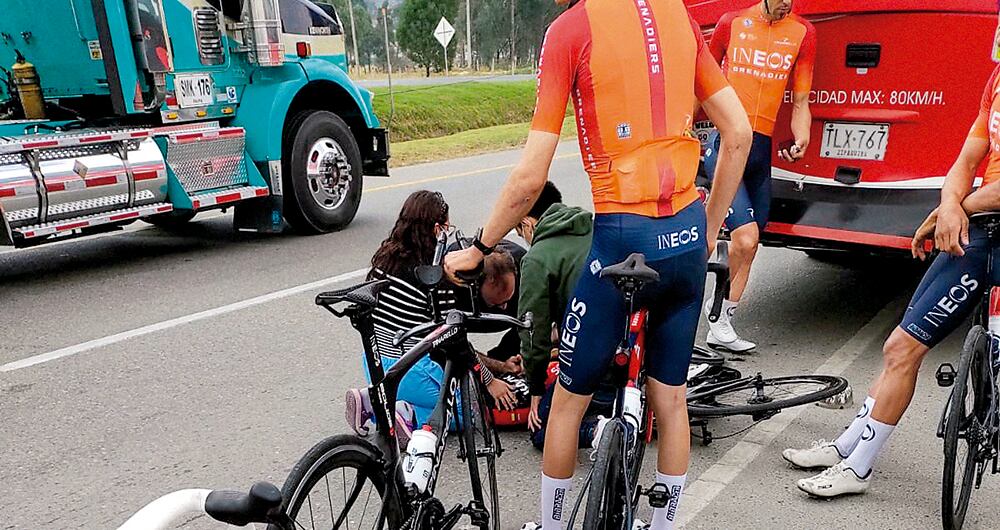   En enero Egan Bernal tuvo un accidente que lo pudo haber dejado por fuera del ciclismo. El 19 de agosto sufrió una caída durante una competencia. 