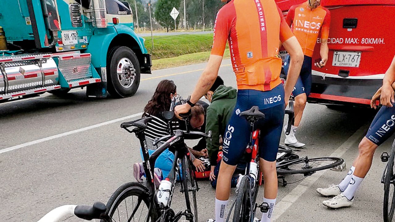 En enero Egan Bernal tuvo un accidente que lo pudo haber dejado por fuera del ciclismo. El 19 de agosto sufrió una caída durante una competencia.