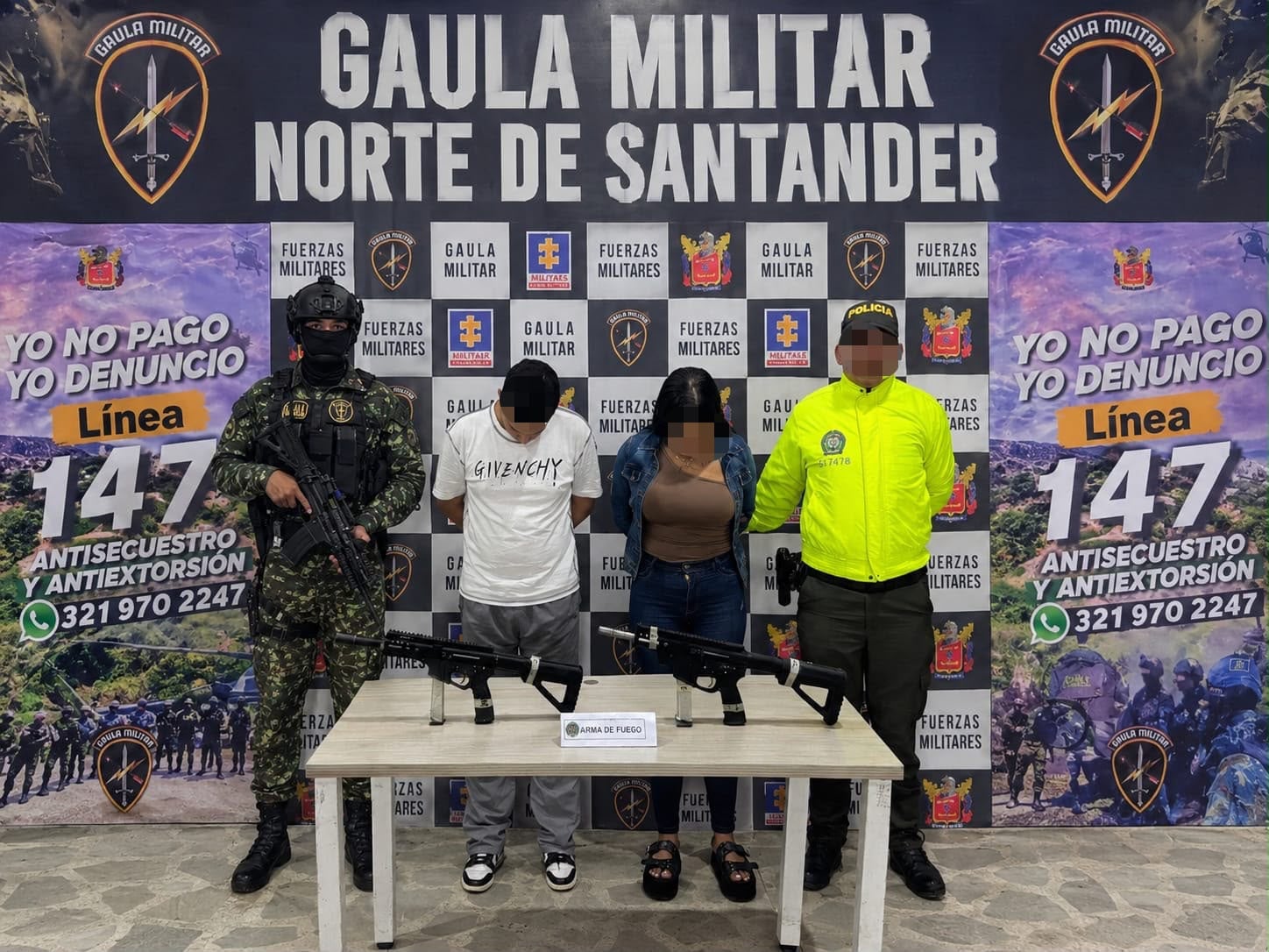 Capturados presuntos logísticos del ELB en Cúcuta.