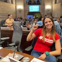 La representante María Fernanda Carrascal en la plenaria de la Cámara de Representantes.