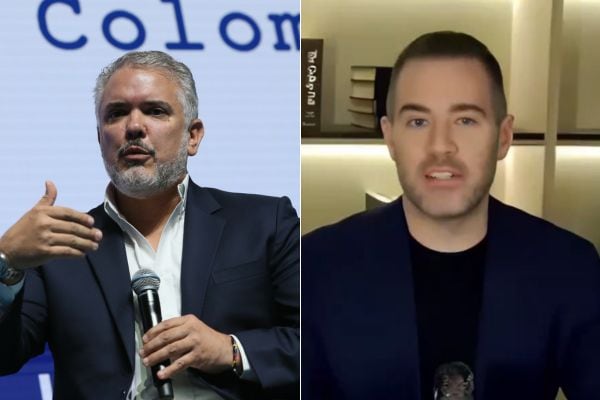 Expresidente Iván Duque y Ceo de Gallup Jon Clifton.