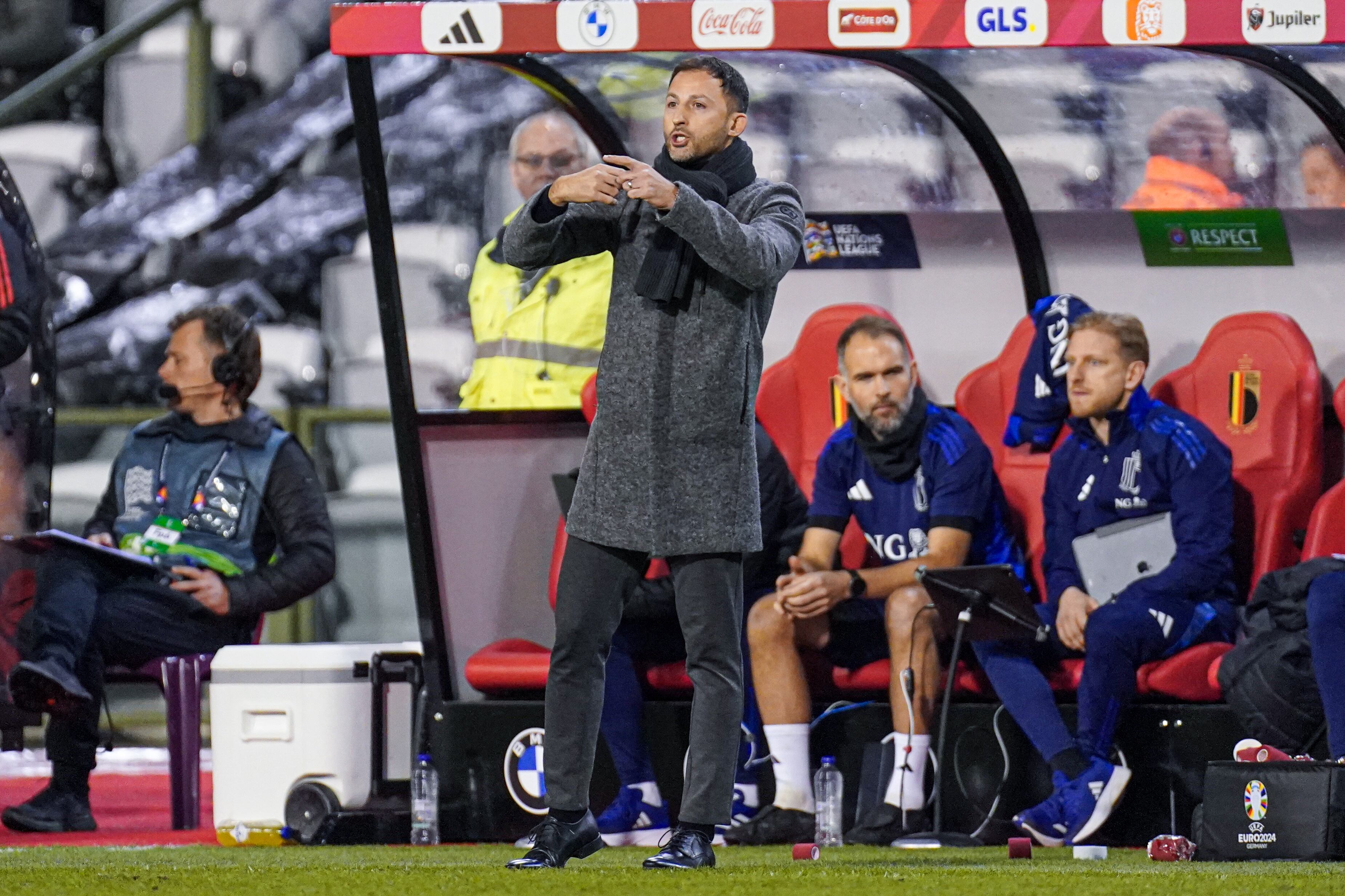 Domenico Tedesco fue seleccionador de Bélgica