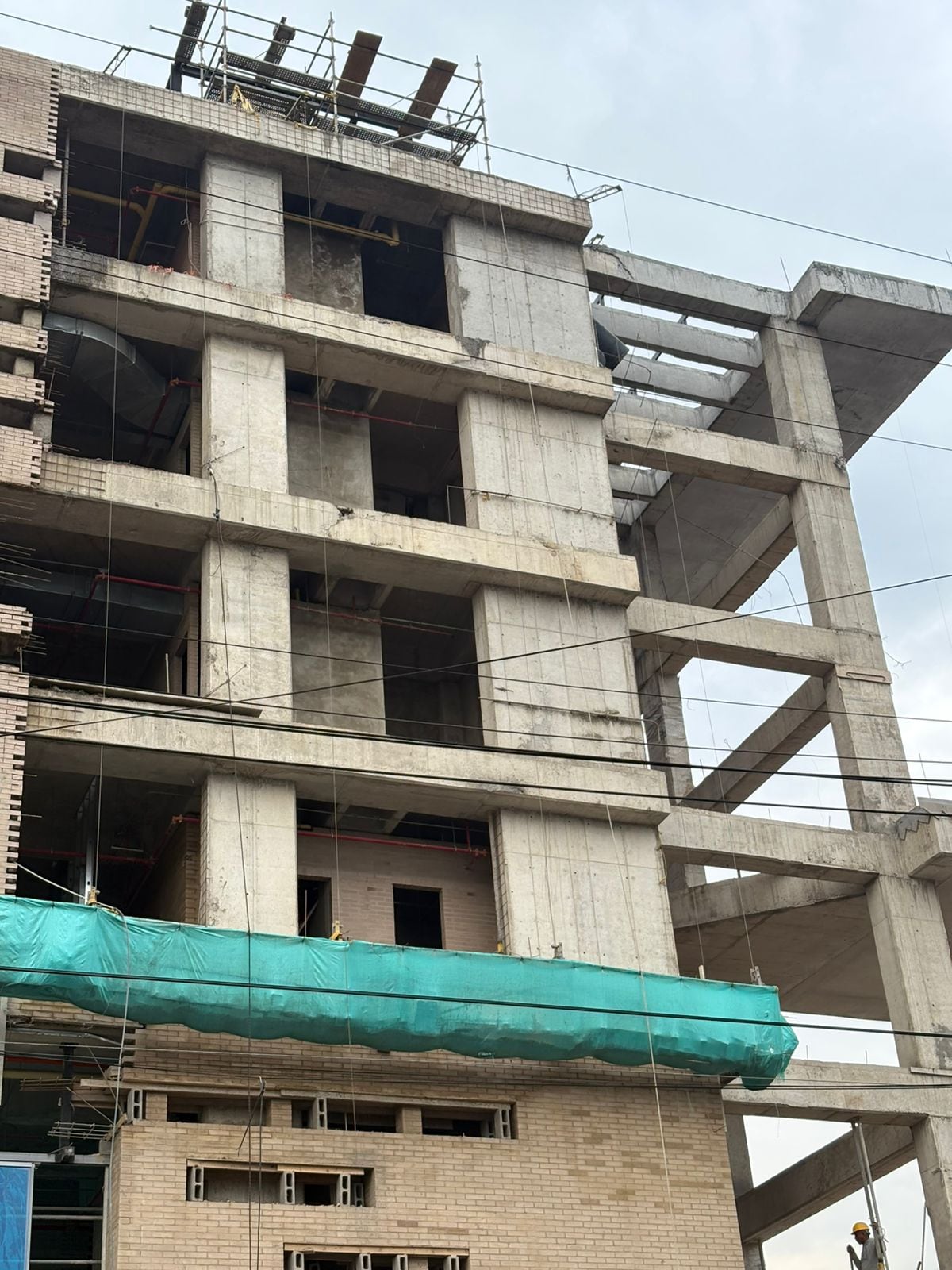 Así están las obras de la nueva sede de la Alcaldía de Los Mártires.