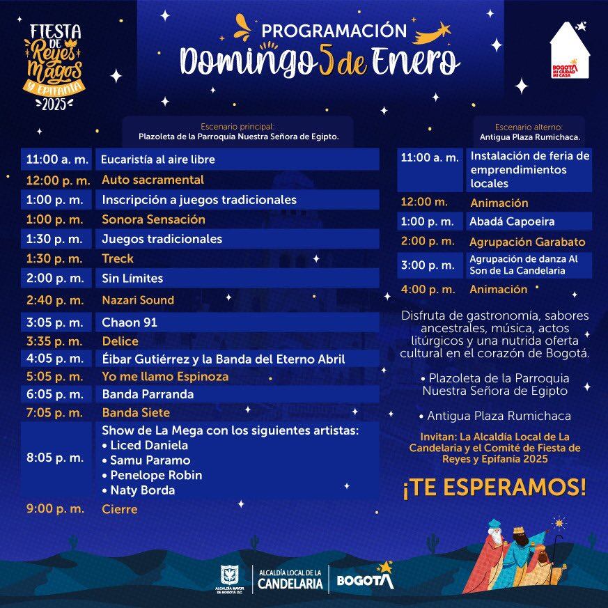 Planes en Bogotá: prográmese con la Fiesta de Reyes Magos en La Candelaria del 4 al 6 de enero