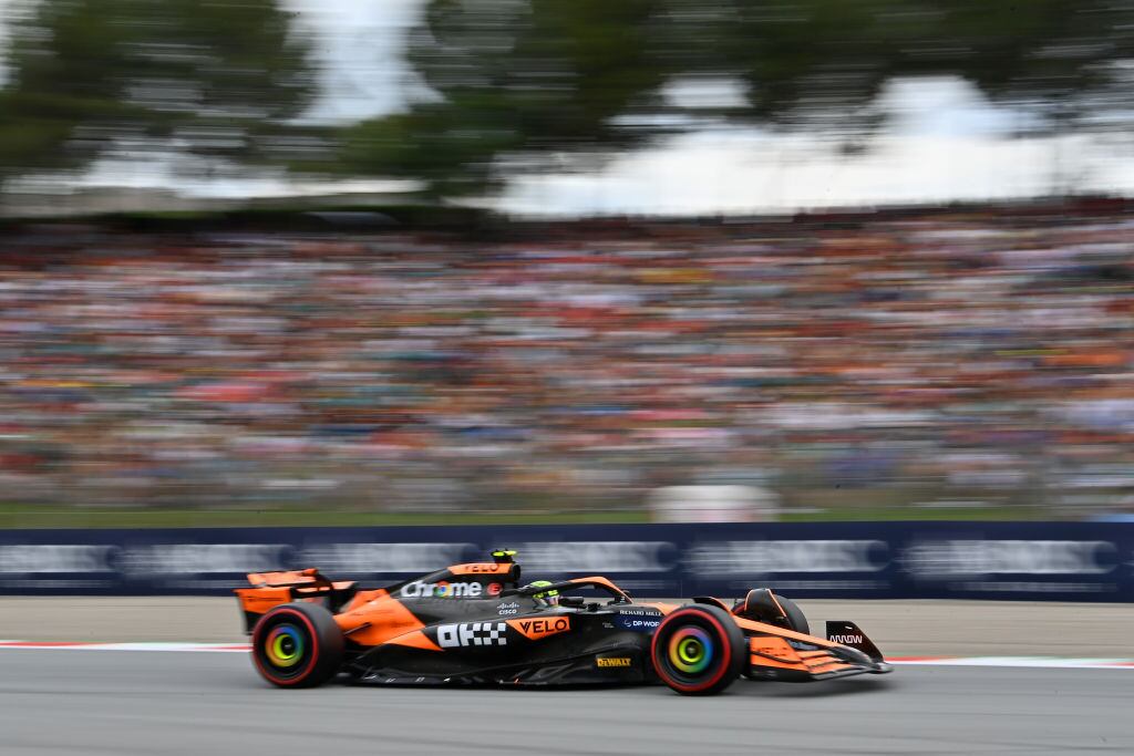 Lando Norris se quedó con la clasificación antes del Gran Premio de España de F1 en el Circuito de Barcelona-Catalunya.