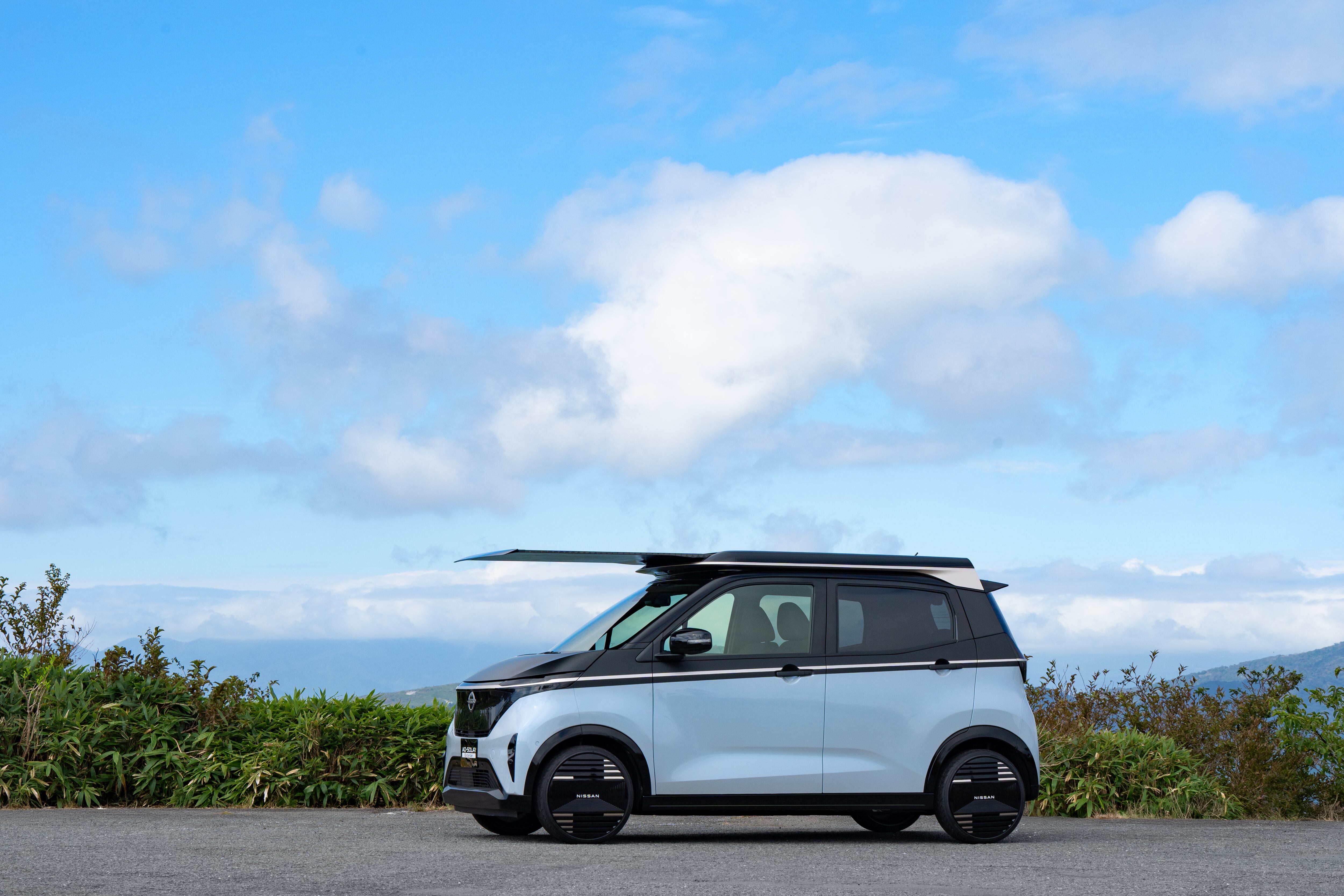 El 'extensor Ao-Solar' será presentado en Japón en el popular Nissan Sakura, el kei car más vendido en ese país.