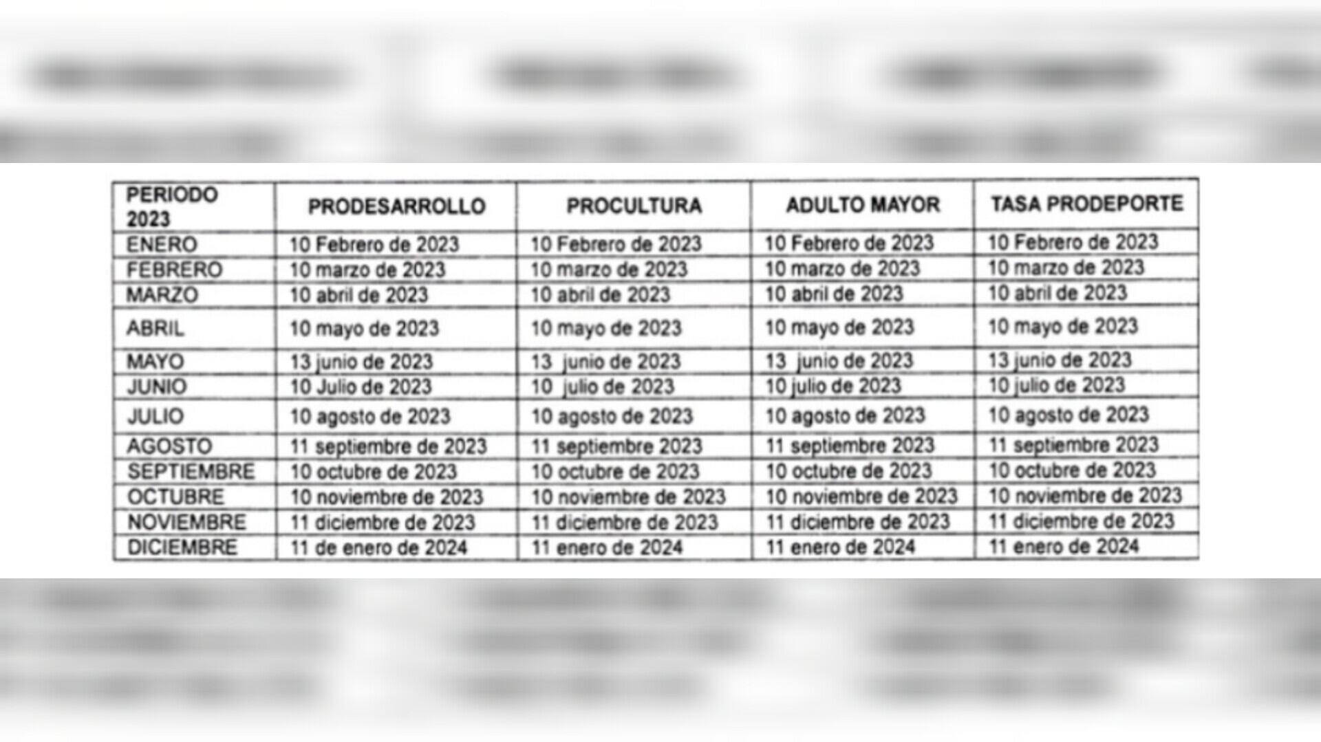 Este es el calendario tributario de 2023 en Cali.