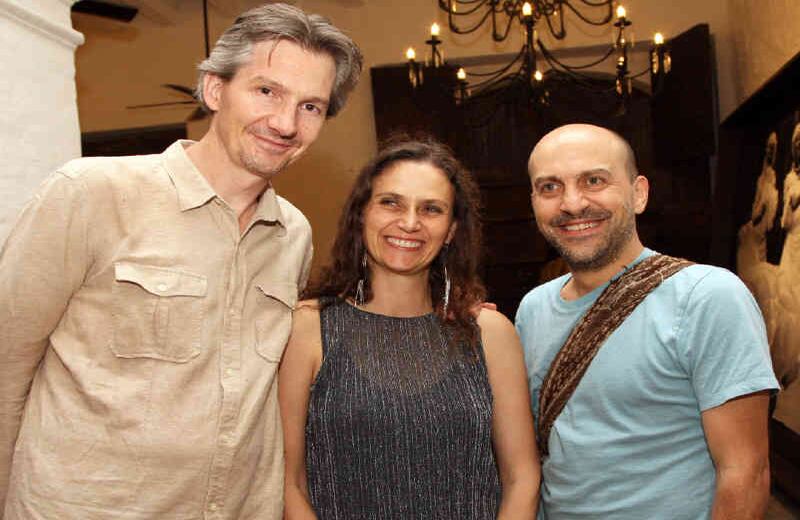Juan Lucas Restrepo, Marta Lucía Orrantia y Hernando Álvarez.