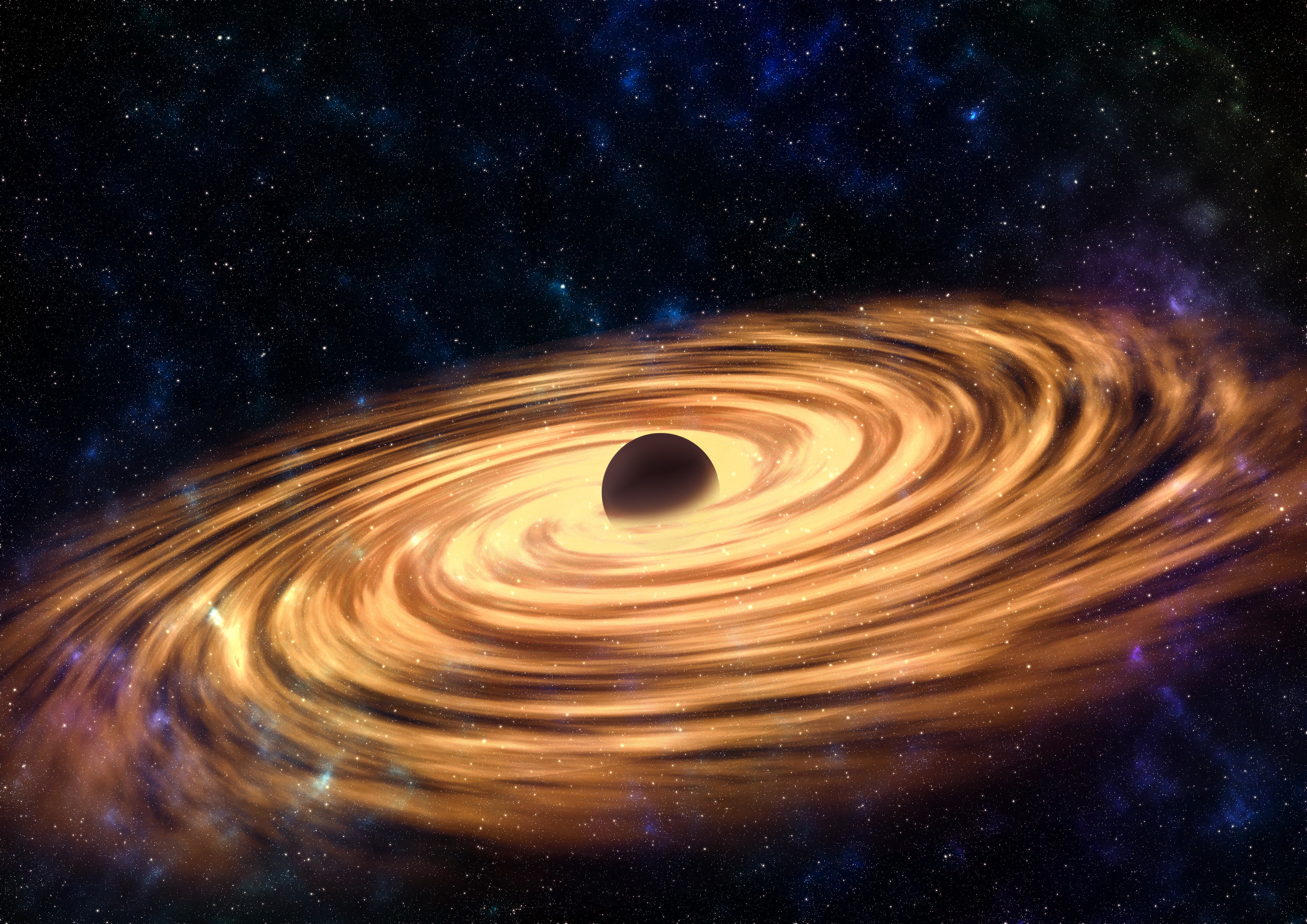 El agujero negro LID-568 fue descubierto en el centro de una galaxia a tan solo 1.500 millones de años después del Big Bang.