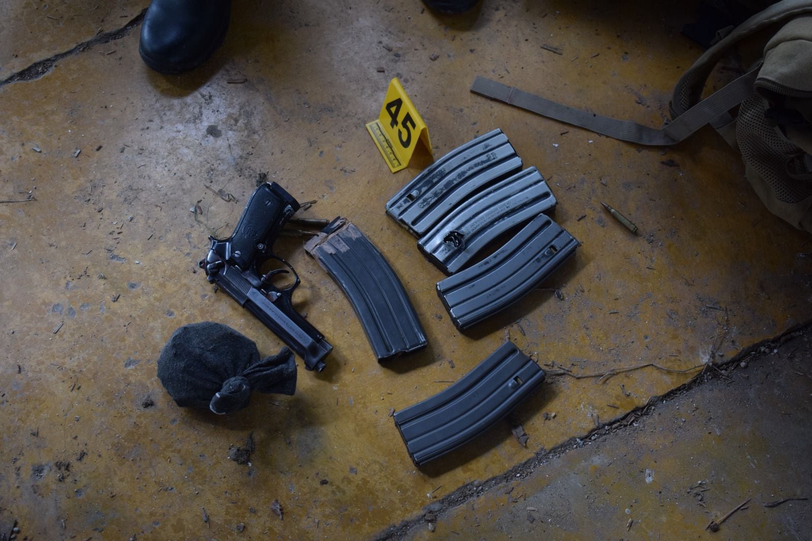 Municiones de las disidencias de las Farc, según el Ejército.