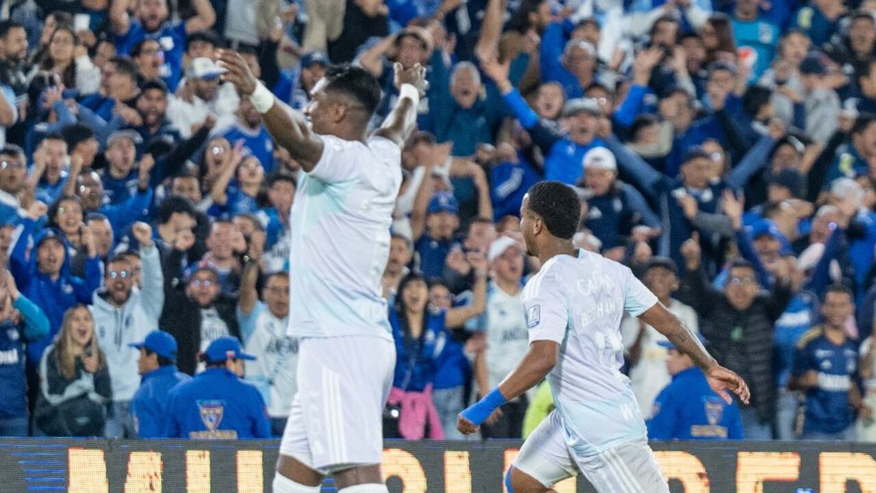 Millonarios y su hinchada celebra el triunfo por 5-1 ante Deportivo Pereira