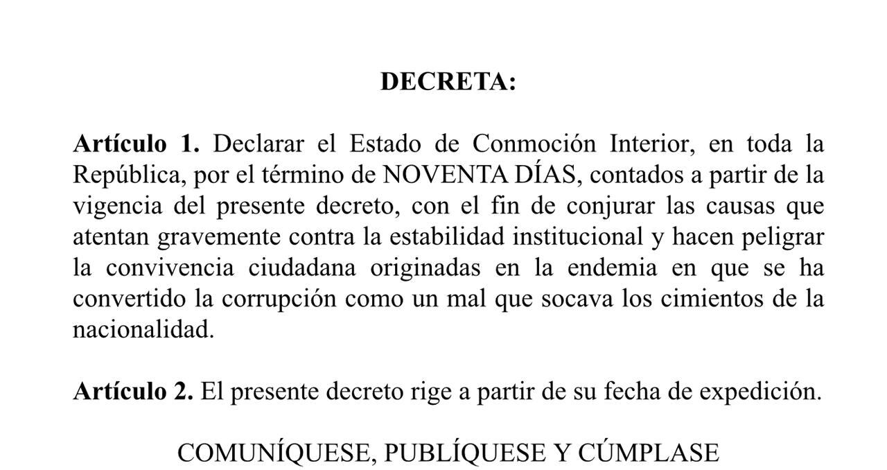 Rodolfo Hernández propone la conmoción interior si se convierte en presidente.