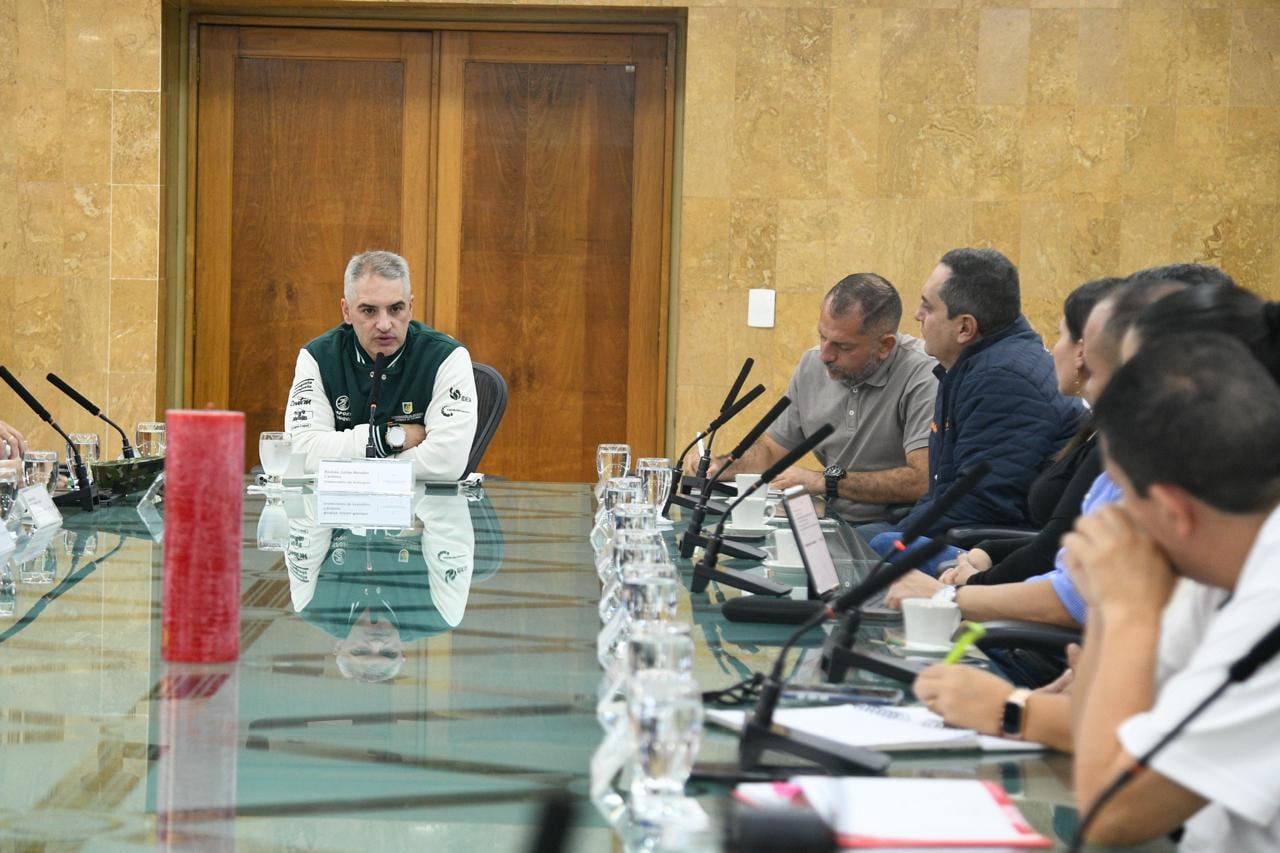 Consejo de seguridad liderado por Andrés Julián Rendón.