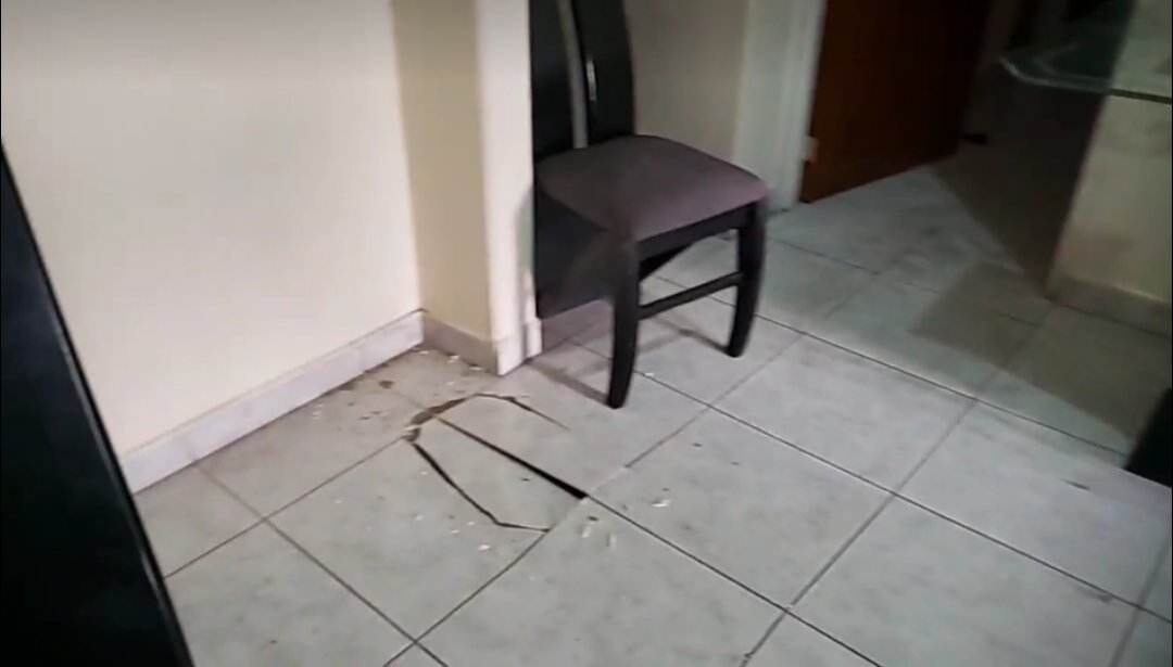 Los habitantes fueron evacuados.