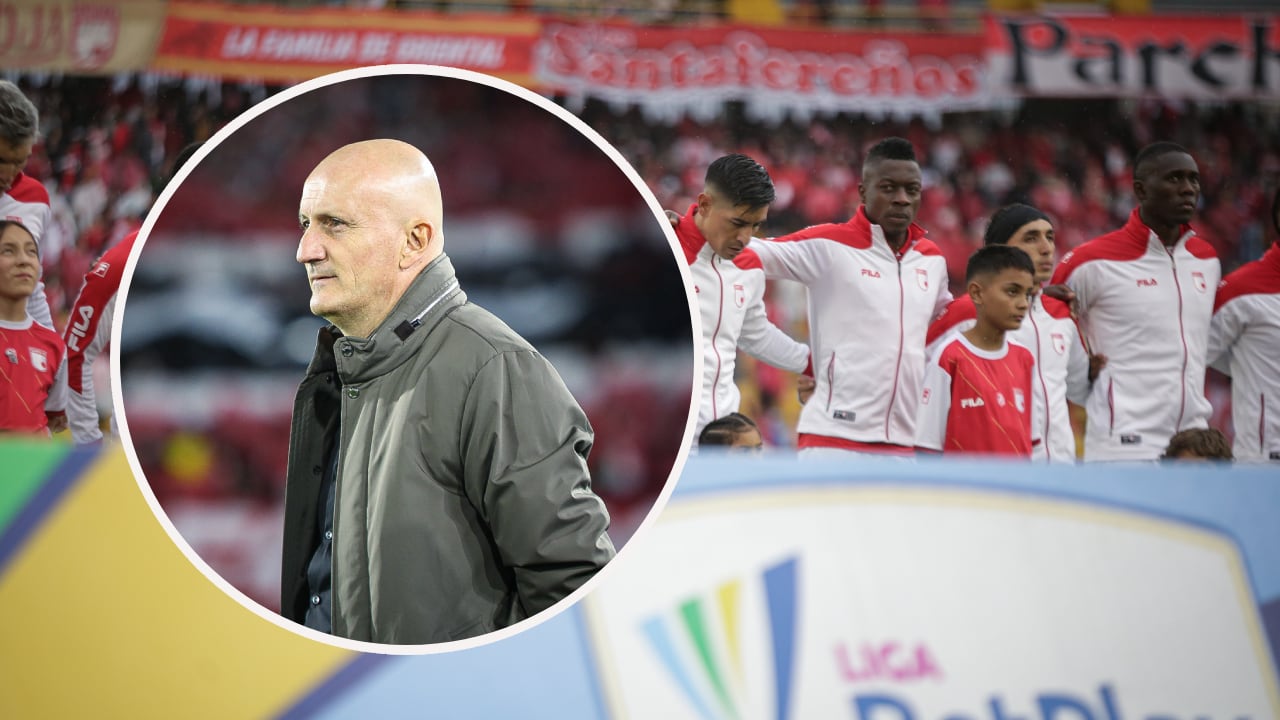 Pablo Repetto es el director técnico de Independiente Santa Fe.