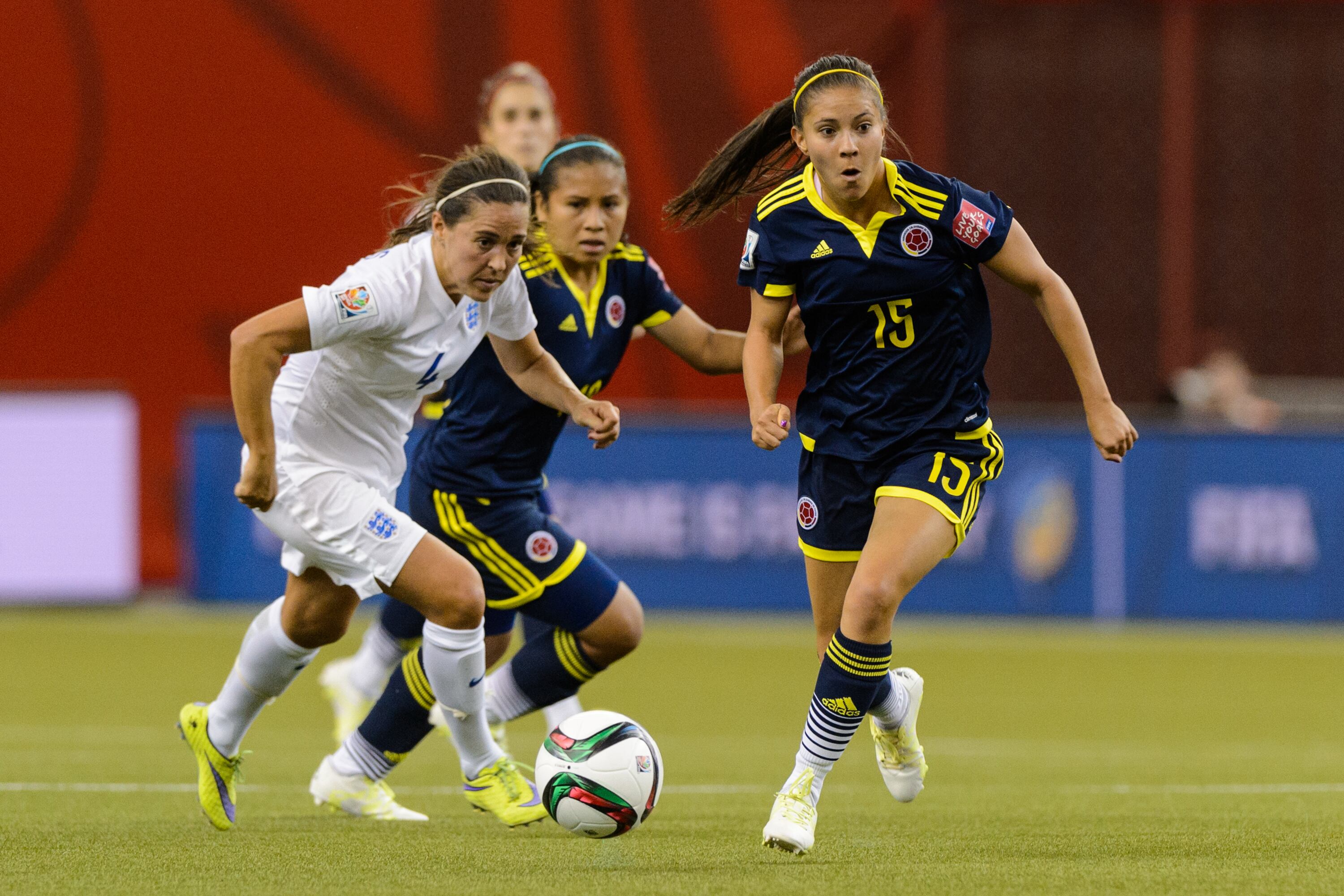 Colombia vs Inglaterra en el Mundial Canadá 2015